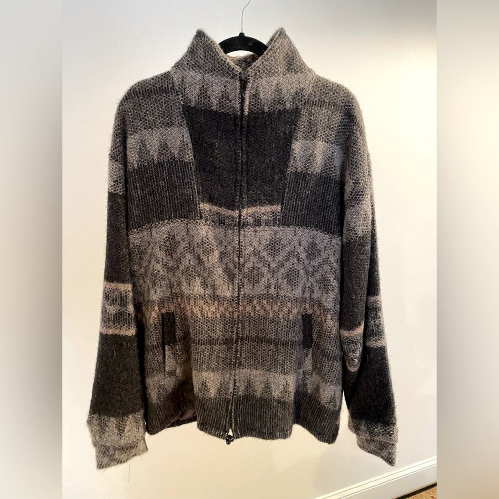 HANDCRAFTED BRUSHED ALPACA LUXURY JACKET